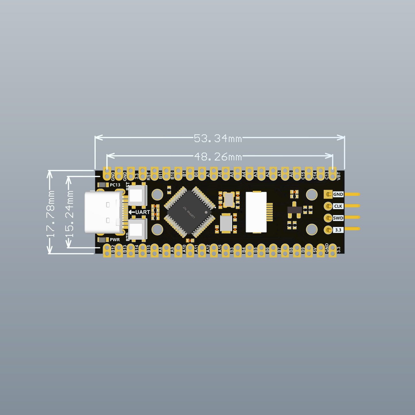 STM32F103C6T6 with Screen
