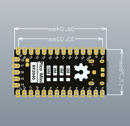 2040 2350 Raspberry pi PIco 2