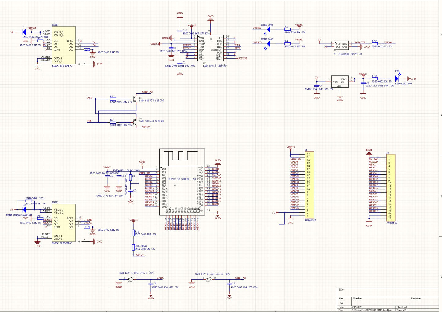 ESP32-S3 Devboard